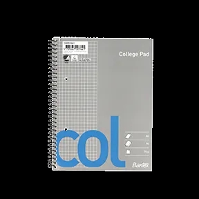 Bantex Col College Notebook A5 squared 2H 70 sheets 70g