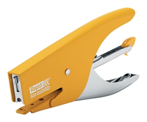 Rapid Stapler S51 for 15 sheets SoftGrip yellow