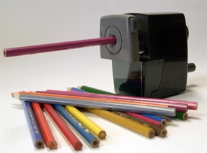 Bünger's Pencil Sharpener desktop model black.