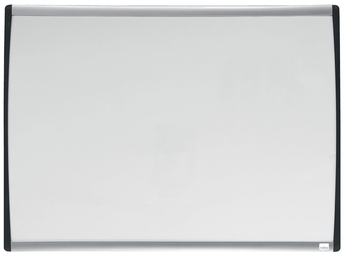 Nobo WB board with curved frame white 58.5x43cm