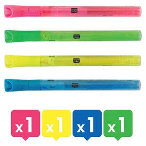 Nobo WB Marker neon round 2mm assorted (4)