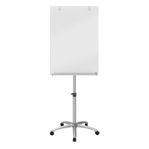 Nobo Flipover Mobile Glass Whiteboard 70 x 100 cm