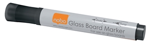 Nobo WB Marker for glass whiteboard round 3mm black (4)