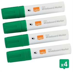 Nobo WB Marker Glide Jumbo slant 10mm green (4)