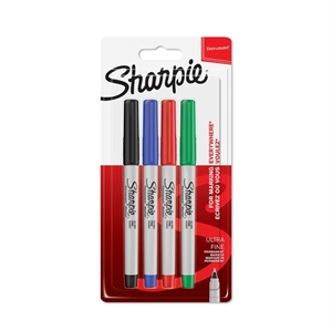 Sharpie Marker Ultra Fine 0.3mm set (4)