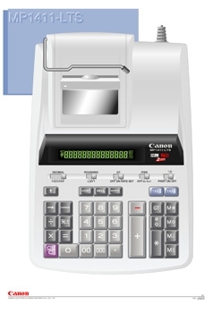 Canon MP1411-LTS is a desktop printing calculator.