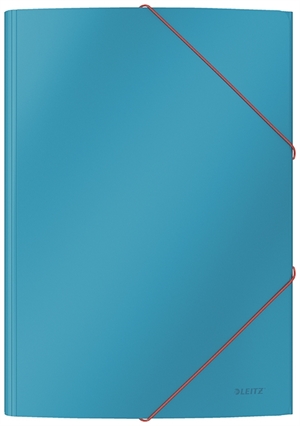 Leitz 3-flap elastic folder Cosy cardboard A4 blue