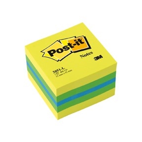 3M Post-it Notes 51 x 51 mm, mini cube pad Lemon