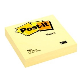 3M Post-it Notes 100 x 100 mm, yellow
