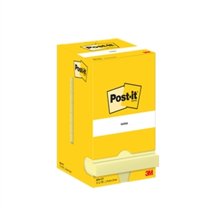 3M Post-it Notes 76 x 76 mm, yellow - 12 pack
