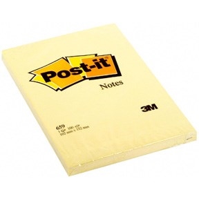 3M Post-it Notes 102 x 152 mm, yellow