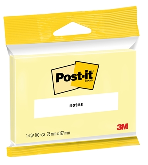 3M Post-it Canary Yellow 76 x 127 mm, 100 sheets