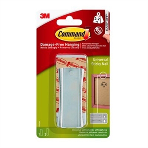 3M Command universal picture hanger, metal, 17047