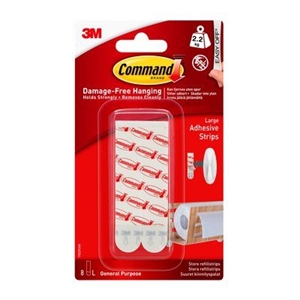 3M Command adhesive and refill strips 17023P