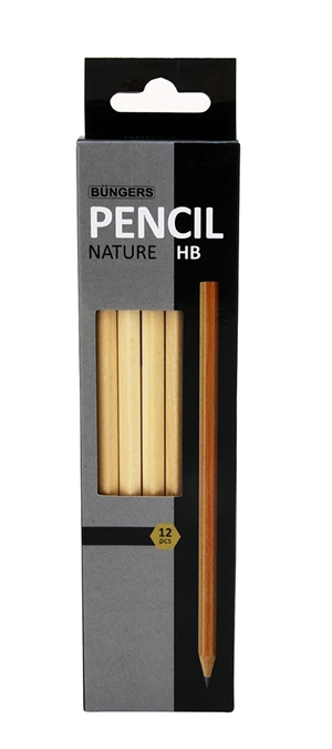 Büngers Pencil natural color HB (12)