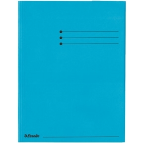 Esselte 3-flap folder Rainbow cardboard A4 blue