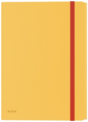Leitz 3-flap elastic folder Cosy PP A4 yellow
