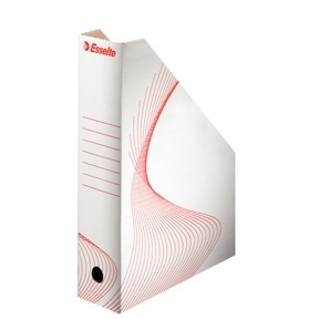 Esselte Magazine Holder Cardboard A4 80mm white