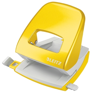 Leitz Hole Punch 5008 WOW 2-hole up to 30 sheets yellow