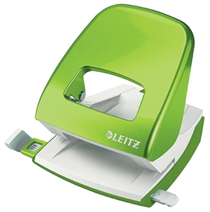 Leitz Hole Punch 5008 WOW 2-hole for 30 sheets green