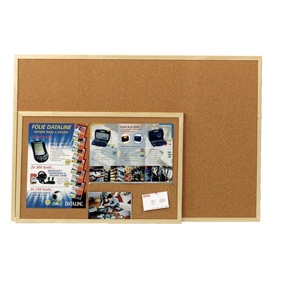 Esselte Bulletin Board cork with wooden frame economy 40x60