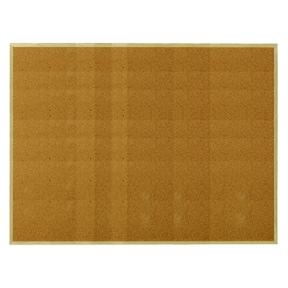 Esselte Notice Board cork w/ wooden frame stand 90x120