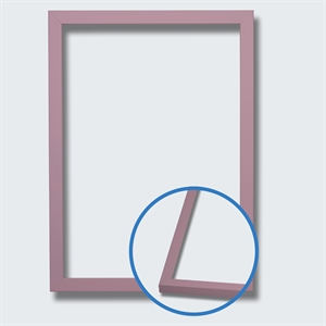 Colorful pink photo and poster frame
