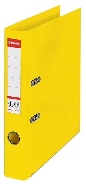 Esselte Lever Arch File No1 Vivida PP A4 50mm yellow.