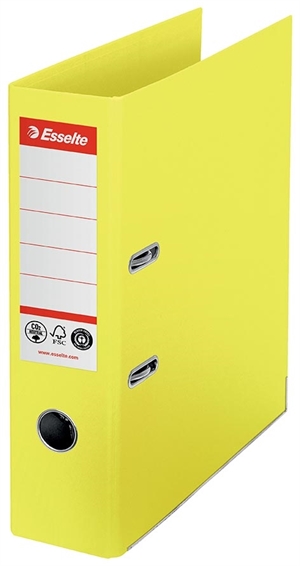 Esselte File Binder No1 POB CO²-compliant A4 75mm yellow