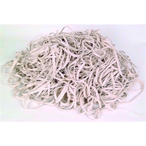 Siam Rubber Band 120x5.0mm white (500g)