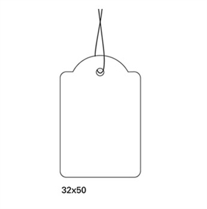 HERMA label hanger with string 32 x 50 mm, 1000 pieces.