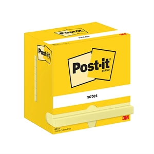 3M Post-it Notes 76 x 127 mm, yellow - 12 pack