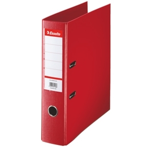 Esselte Lever Arch file. PP A4 75mm red.
