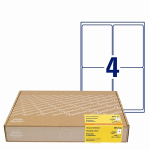Avery Shipping Label 99.1 x 139 mm, 1200 pieces.