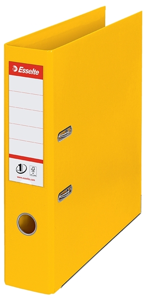 Esselte Lever Arch File No1 Power PP A4 75mm yellow