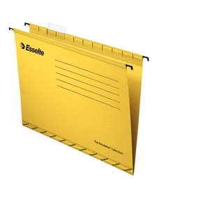 Esselte Reinforced Suspension File for A4 Yellow (25)
