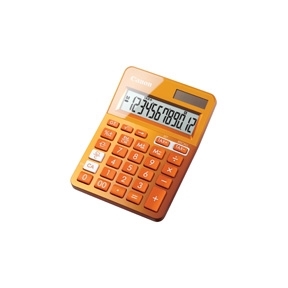 Canon LS-123K-MOR pocket calculator. Orange.
