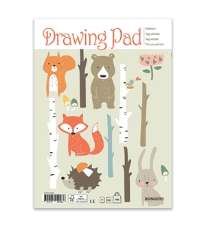 Büngers Drawing Pad 1 kg. A4 with print.
