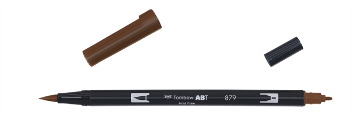 Tombow Marker ABT Dual Brush 879 brown