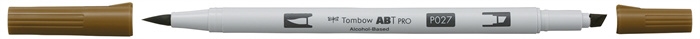 Tombow Marker alcohol ABT PRO Dual Brush 027 dark ochre