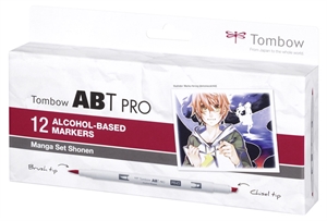 Tombow Marker alcohol ABT PRO Dual Brush 12P-5 Manga set (12)