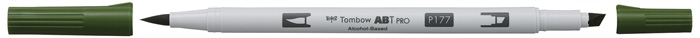 Tombow Marker alcohol ABT PRO Dual Brush 177 dark jade