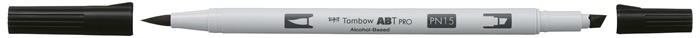 Tombow Marker alcohol ABT PRO Dual Brush N15 black