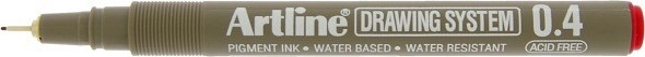 Artline Drawing System 0.4 red