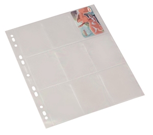 Bantex Collectible Card Pocket A4 0.08mm 9 cards transparent (10)