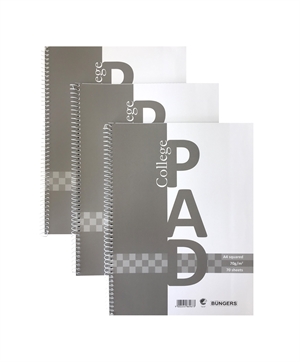 Büngers college pad A4 70g/70 sheets squared (3)