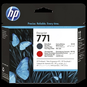 HP 771 Matte black/chromatic red printhead