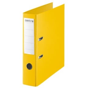 Esselte Lever Arch File w/ Metal Spine PP A4 75mm Yellow