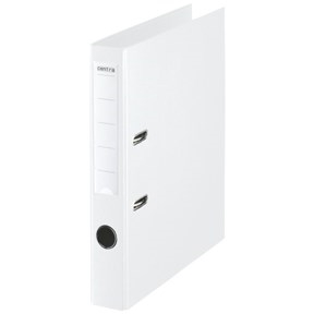 Esselte File Binder with metal spine PP A4 50mm white