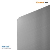 ChromaLuxe Photo Panel - 300 x 400 x 1,14 mm Matte Clear Aluminium